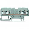 Клеммы проходные 4-проводные WAGO CAGE CLAMP® 2.5 мм для DIN-рейки 1133024