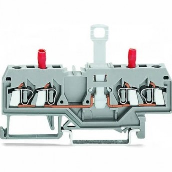 Клеммы с размыкателем WAGO CAGE CLAMP® 2-проводные тестовые для DIN-рейки 35 мм 2.5 мм 1133030 Клеммы с размыкателем WAGO CAGE CLAMP® 2-проводные тестовые для DIN-рейки 35 мм 2.5 мм 1133030