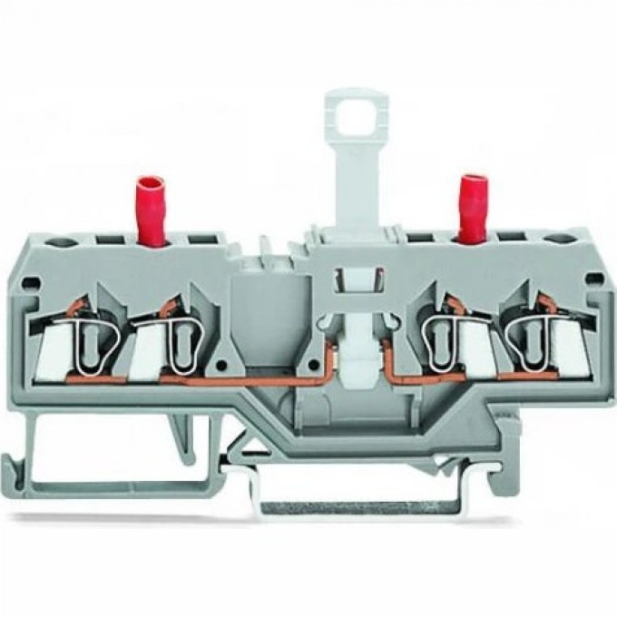 Клеммы с размыкателем WAGO CAGE CLAMP® 2-проводные тестовые для DIN-рейки 35 мм 2.5 мм 1133030