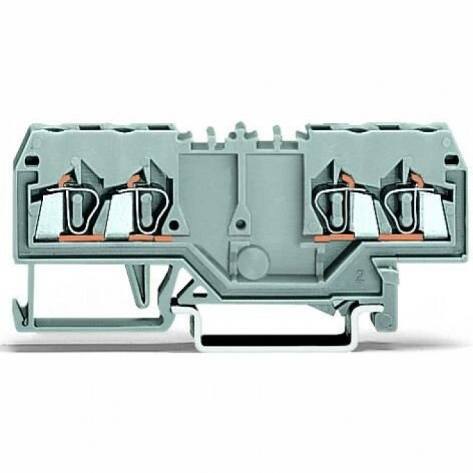 Двухпотенциальные клеммы WAGO CAGE CLAMP® 2.5 мм для DIN-рейки 35 мм 1133031