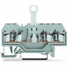 Клеммы WAGO 3-проводные с размыкателем для DIN-рейки 35x15 и 35x7.5 CAGE CLAMP® 2.5 мм 1133042