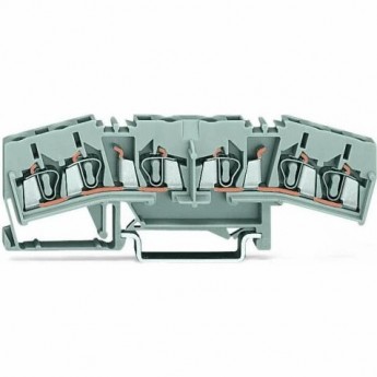 Двухпотенциальные клеммы WAGO CAGE CLAMP® 2.50 мм для DIN-рейки 35x15 и 35x7.5 1133048