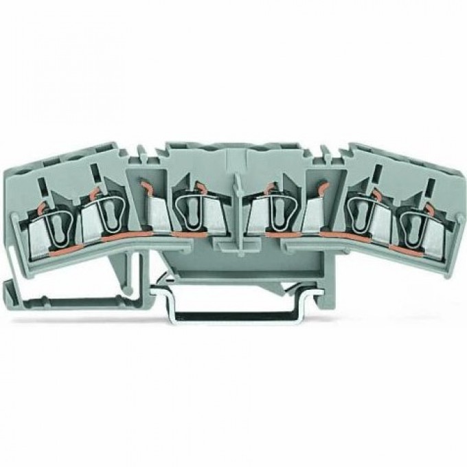 Двухпотенциальные клеммы WAGO CAGE CLAMP® 2.50 мм для DIN-рейки 35x15 и 35x7.5 1133048