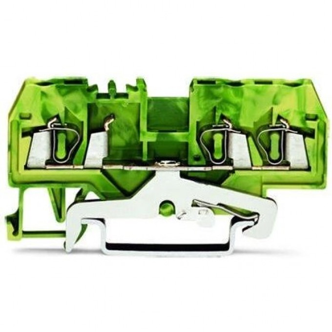 Клемма заземления 3-проводная WAGO CAGE CLAMP® 2.5 мм для DIN-рейки Ex e II 1133071