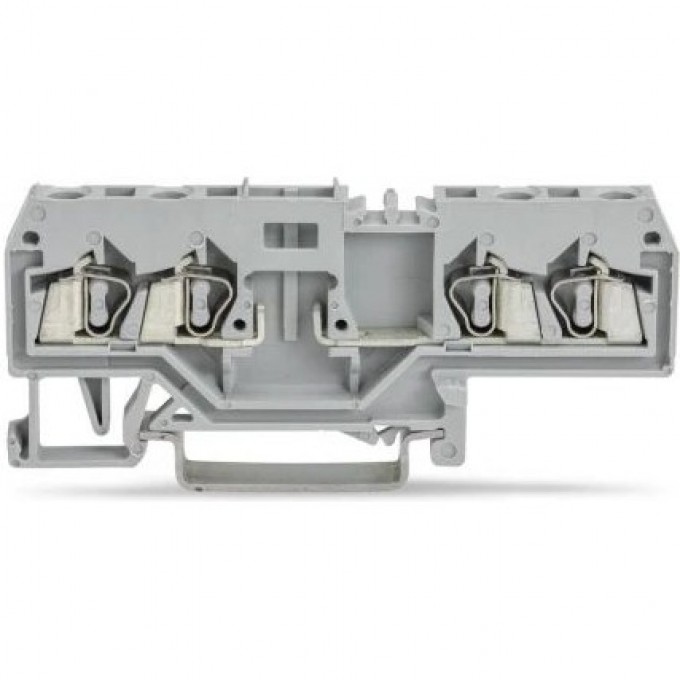 Клеммы базовые 4-проводные WAGO CAGE CLAMP® для DIN-рейки 35x15 и 35x7.5 мм 2.5 мм 1133073
