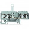 Клемма 4-проводная с размыкателем WAGO CAGE CLAMP® для DIN-рейки 35 мм 2.5 мм 1133074