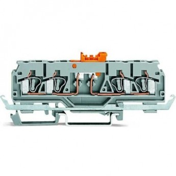 4-проводные клеммы с размыкателем WAGO CAGE CLAMP® 2.5 мм оранжевые 1133091 4-проводные клеммы с размыкателем WAGO CAGE CLAMP® 2.5 мм оранжевые 1133091