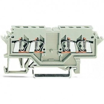 Двухпотенциальные клеммы WAGO CAGE CLAMP® 2,5 мм для Ex e II на DIN-рейку 1133094