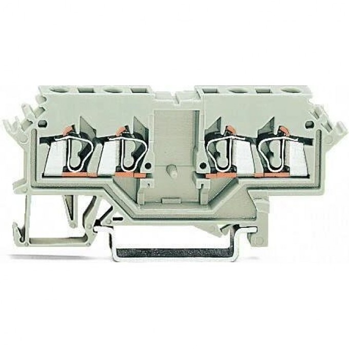 Двухпотенциальные клеммы WAGO CAGE CLAMP® 2,5 мм для Ex e II на DIN-рейку 1133094