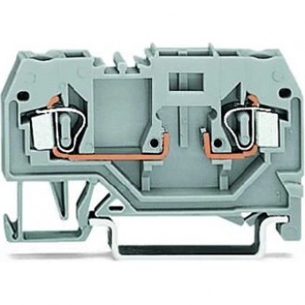 Базовые 2-проводные клеммы для DIN-рейки WAGO CAGE CLAMP® 2.5 мм серые 1133106 Базовые 2-проводные клеммы для DIN-рейки WAGO CAGE CLAMP® 2.5 мм серые 1133106