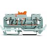 Клеммы с размыкателем WAGO CAGE CLAMP® 2-проводные для DIN-рейки 35 мм оранжевые 1133129