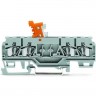 4-проводные клеммы с размыкателем WAGO CAGE CLAMP® для DIN-рейки 35 мм 1133133