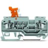 2-проводные клеммы с размыкателем WAGO CAGE CLAMP® для DIN-рейки 2.5 мм серые 1133135