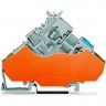 Клемма 2-проводная для исполнительных устройств WAGO CAGE CLAMP® 2.5 мм серая 1133150