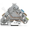 Клеммы WAGO 3-проводные для исполнительных устройств с заземлением CAGE CLAMP® 2.5 мм серые 1133165