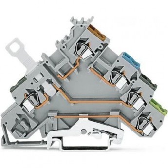 Клеммы с датчиком WAGO CAGE CLAMP® 4-проводные серые 2.5 мм 1133171 Клеммы с датчиком WAGO CAGE CLAMP® 4-проводные серые 2.5 мм 1133171