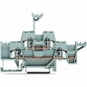 Двухуровневые проходные клеммы WAGO CAGE CLAMP® для DIN-рейки 2.5 мм 1133177