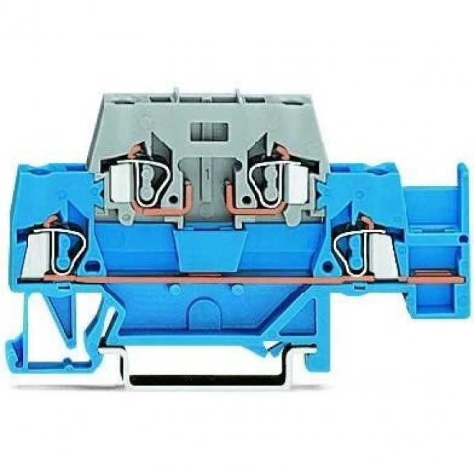 Двухуровневые клеммы WAGO CAGE CLAMP® для DIN-рейки 35x15 и 35x7.5 мм 2.5 мм 1133183