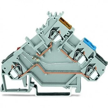 3-проводная клемма с датчиком WAGO для PNP-переключения с красным светодиодом CAGE CLAMP® 2.5 мм 1133196 3-проводная клемма с датчиком WAGO для PNP-переключения с красным светодиодом CAGE CLAMP® 2.5 мм 1133196