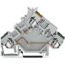 Клеммы 3-проводные для подключения исполнительных устройств WAGO CAGE CLAMP® 2.5 мм серые 1133202