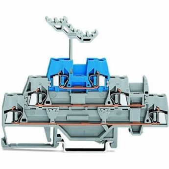 Трехуровневые проходные клеммы WAGO CAGE CLAMP® для DIN-рейки 2.5 мм 1133205 Трехуровневые проходные клеммы WAGO CAGE CLAMP® для DIN-рейки 2.5 мм 1133205