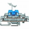 Трехуровневые проходные клеммы WAGO CAGE CLAMP® для DIN-рейки 2.5 мм 1133205