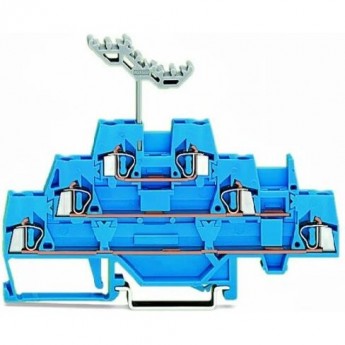 Трехуровневые проходные клеммы WAGO CAGE CLAMP® для DIN-рейки 2.5 мм 1133206 Трехуровневые проходные клеммы WAGO CAGE CLAMP® для DIN-рейки 2.5 мм 1133206