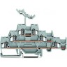 Трехуровневые проходные клеммы WAGO CAGE CLAMP® для DIN-рейки 2.5 мм 1133207