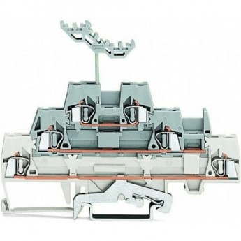 Трехуровневые проходные клеммы WAGO CAGE CLAMP® для DIN-рейки 2.5 мм 1133209 Трехуровневые проходные клеммы WAGO CAGE CLAMP® для DIN-рейки 2.5 мм 1133209