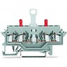4-проводные тестовые клеммы WAGO CAGE CLAMP® для DIN-рейки 2.5 мм 1133217