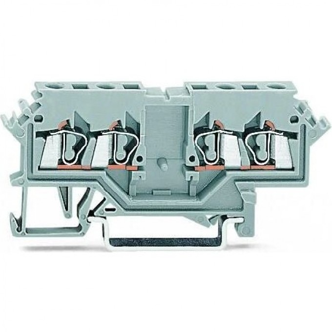 Двухпотенциальные клеммы WAGO CAGE CLAMP® 2.5 мм для DIN-рейки 1133218