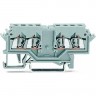 Двухпотенциальные клеммы WAGO CAGE CLAMP® 2.5 мм для DIN-рейки 1133218