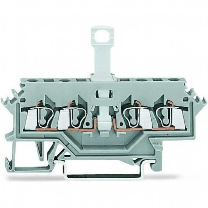 4-проводные клеммы с размыкателем WAGO CAGE CLAMP® для DIN-рейки 35x15 и 35x7.5, 2.5 мм 1133224