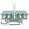 4-проводные клеммы с размыкателем WAGO CAGE CLAMP® для DIN-рейки 35x15 и 35x7.5, 2.5 мм 1133224