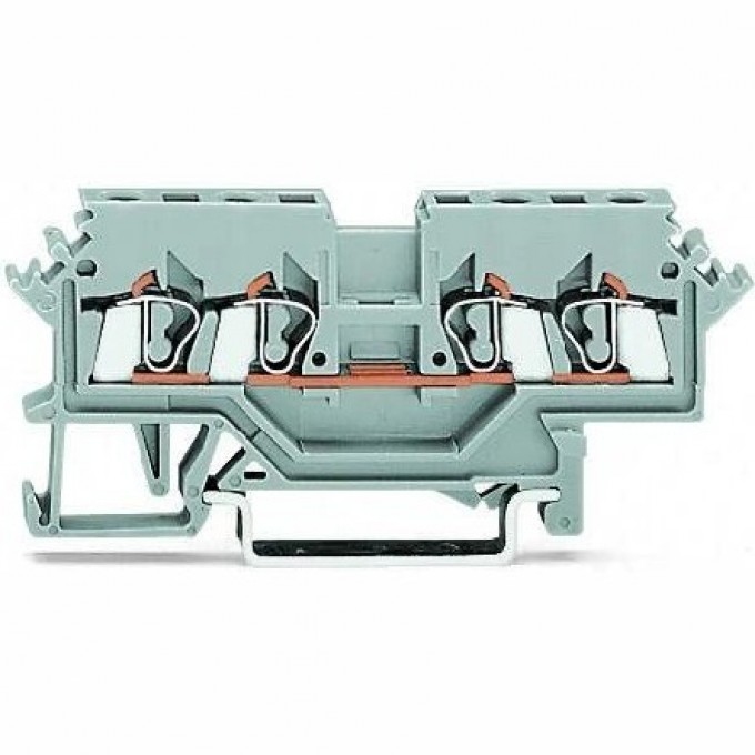 4-проводные проходные клеммы WAGO CAGE CLAMP® 2.5 мм для DIN-рейки 1133225