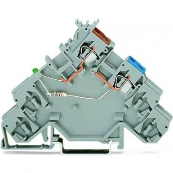 Клеммы питания датчика WAGO 4-проводные NPN с зеленым светодиодом 2.5 мм CAGE CLAMP® 1133253 Клеммы питания датчика WAGO 4-проводные NPN с зеленым светодиодом 2.5 мм CAGE CLAMP® 1133253