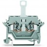 Клеммы с размыкателем WAGO 2-проводные для DIN-рейки 35x15 и 35x7.5 CAGE CLAMP 2.5 мм серые 1133269