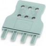 Пластина разгрузки натяжения 2-полюсная для клемм WAGO шириной 10 мм 1133503