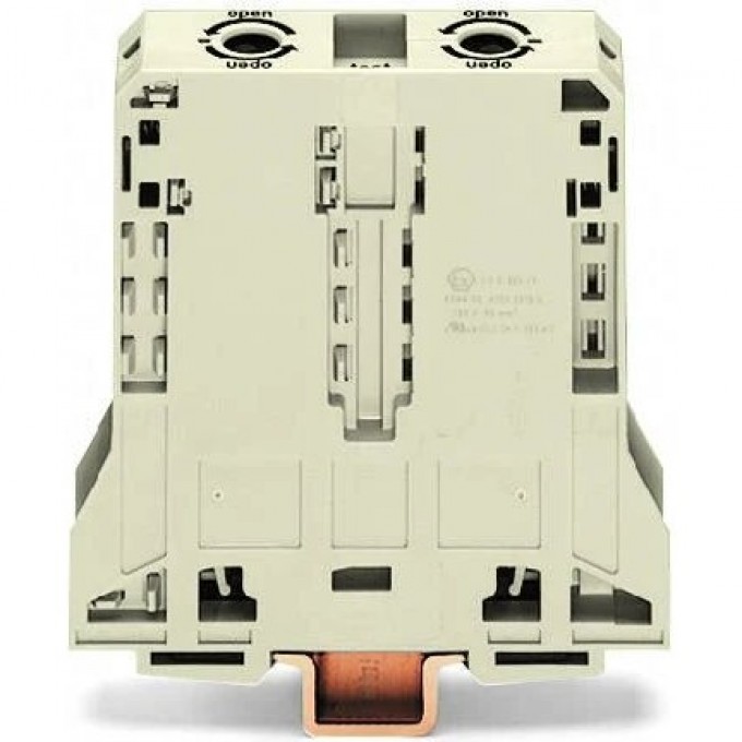 Клеммы проходные WAGO POWER CAGE CLAMP 2-проводные 95 мм для Ex e II на DIN-рейку 1134005