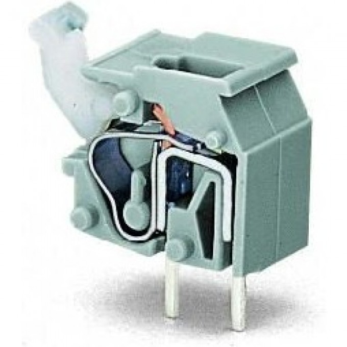 Наборная клемма на печатную плату WAGO CAGE CLAMP® нажимная кнопка шаг 2.5 мм 1134412