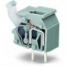 Наборная клемма на печатную плату WAGO CAGE CLAMP® нажимная кнопка шаг 2.5 мм 1134412