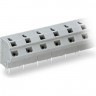 Клеммы для печатных плат WAGO PUSH WIRE® 12-пол. шаг 10/10.16 мм 0.75 мм серые 1134544