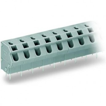 Клемма на печатную плату WAGO PUSH WIRE® 9-полюсная шаг 7.5/7.62 мм 2.50 мм 1134550