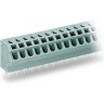 Клемма на печатную плату WAGO PUSH WIRE® 16-полюсная шаг 5/5.08 мм серая 1134562