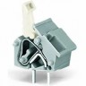 Наборная клемма на печатную плату WAGO CAGE CLAMP® нажимная кнопка шаг 10/10.16 мм 1-полюсная Ex i синяя 1134749