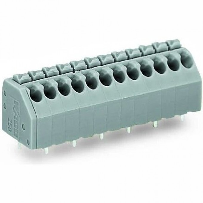 Клемма на печатную плату WAGO Push-in CAGE CLAMP® 6-полюсная шаг 3.5 мм 1134921