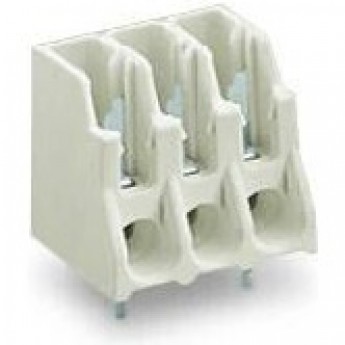 Клемма на печатную плату WAGO PUSH WIRE® & FIT CLAMP® 10-полюсная шаг 3.5 мм 1.00 мм белая 1135179