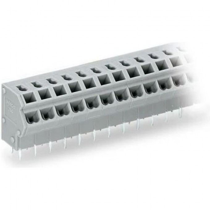 2-проводные клеммы для печатных плат WAGO PUSH WIRE® 4-полюсные шаг 5/5.08 мм 1135251