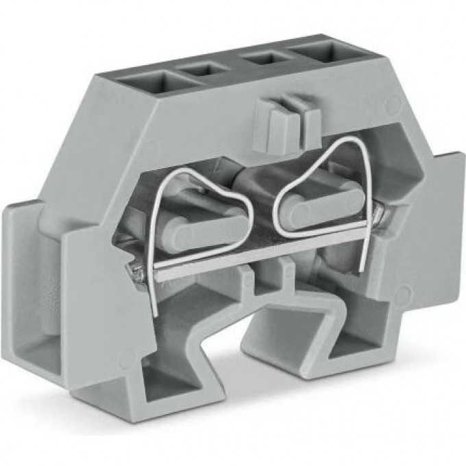 Компактные 2-проводные концевые клеммы WAGO CAGE CLAMP® 4 мм серые 1135446