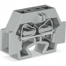 Компактные 2-проводные концевые клеммы WAGO CAGE CLAMP® 4 мм серые 1135446